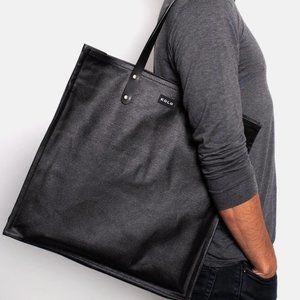 Kolo Weatherproof Mercato Tote in metallic waxed cotton